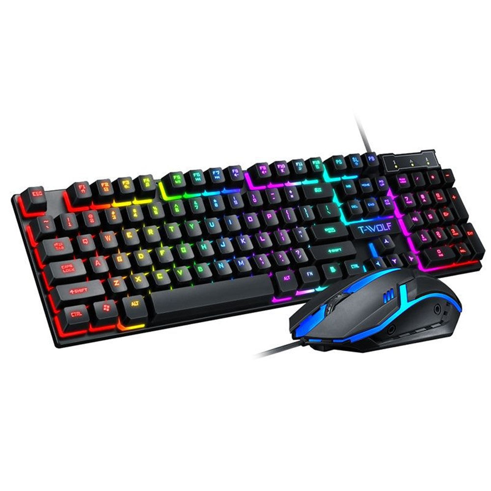 T-WOLF TF200 Wired Gaming Keyboard & Mouse Set