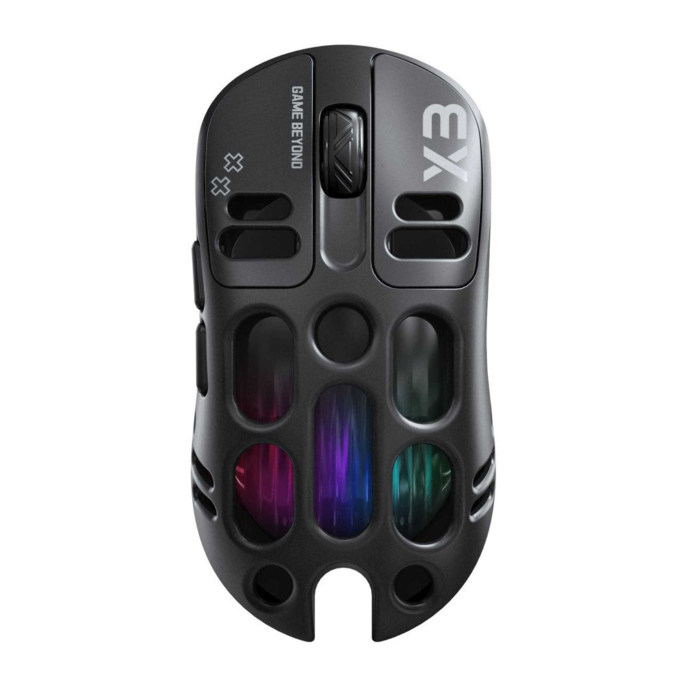 T-WOLF X3 Esports Gaming Mouse – Tri-Mode Wireless, RGB, Hollow Design