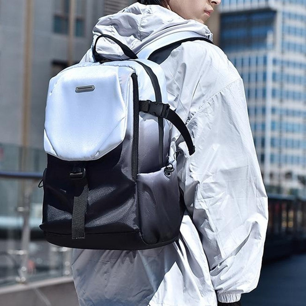 YS3578 Travel Backpack for 15.6-inch Laptop Waterproof Nylon Shoulder Bag with Quick Release Buckle