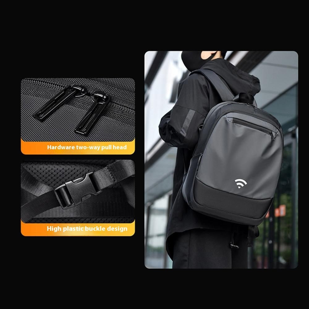 YS3699 Waterproof 15.6-inch Laptop Backpack Large Capacity Men Travel Shoulder Bag