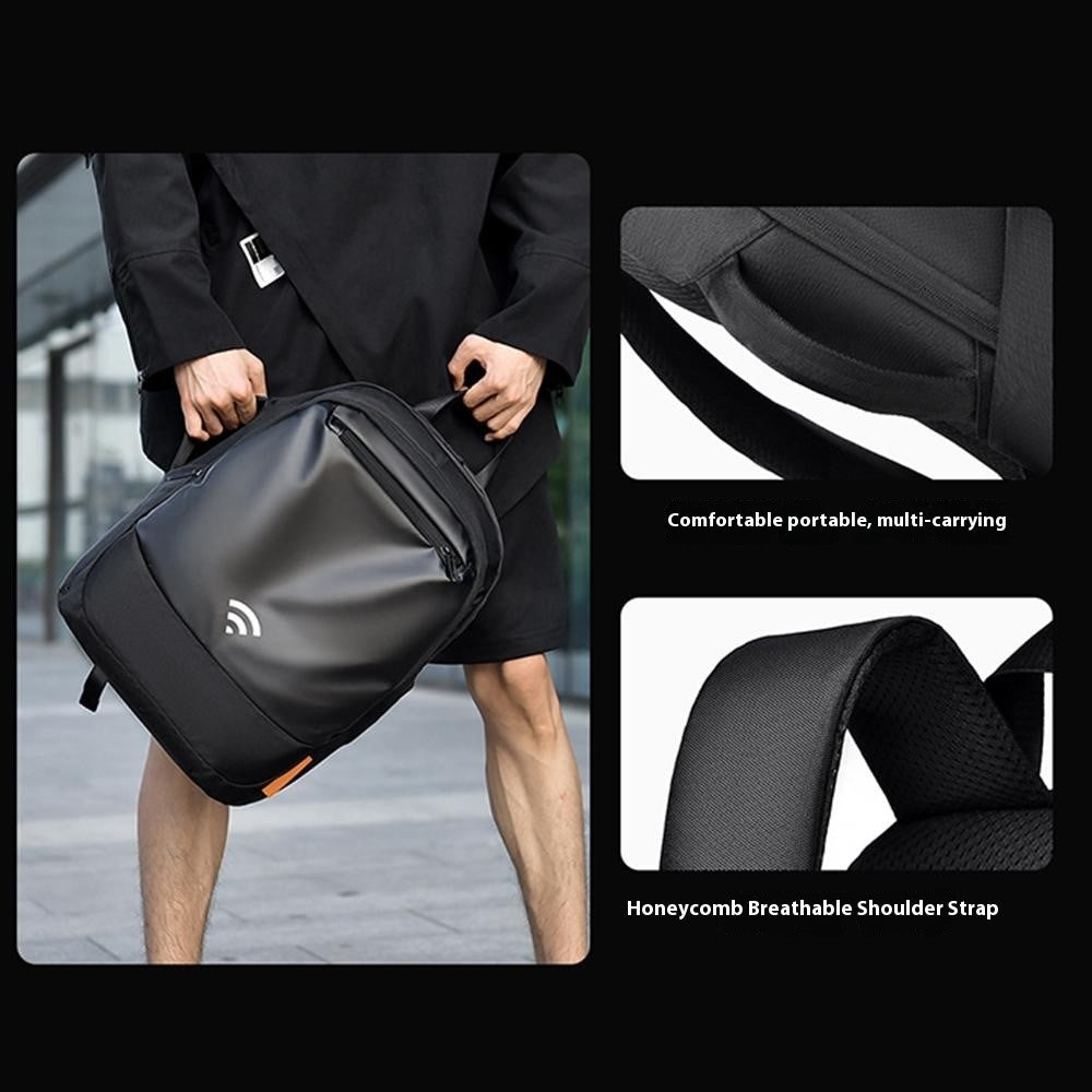 YS3699 Waterproof 15.6-inch Laptop Backpack Large Capacity Men Travel Shoulder Bag