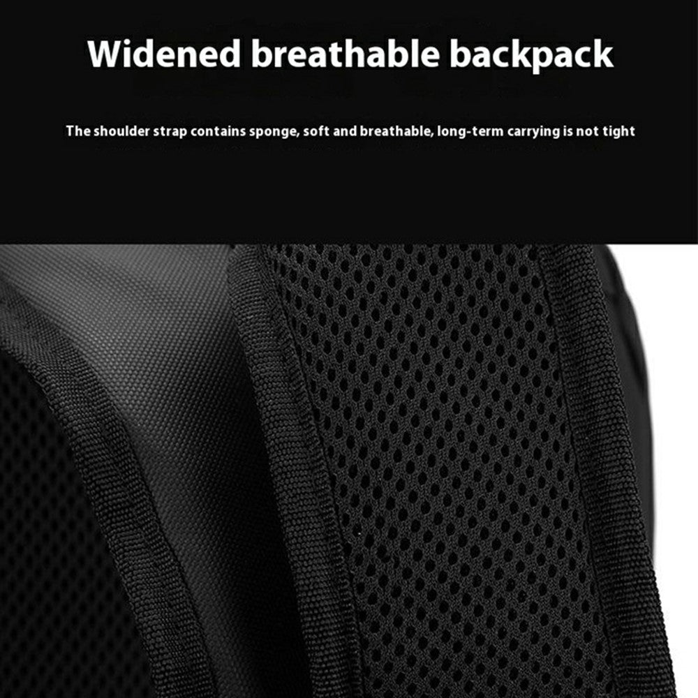 WEPOWER Men Student Travel Casual Backpack Nylon Large Capacity Laptop Storage Daypack