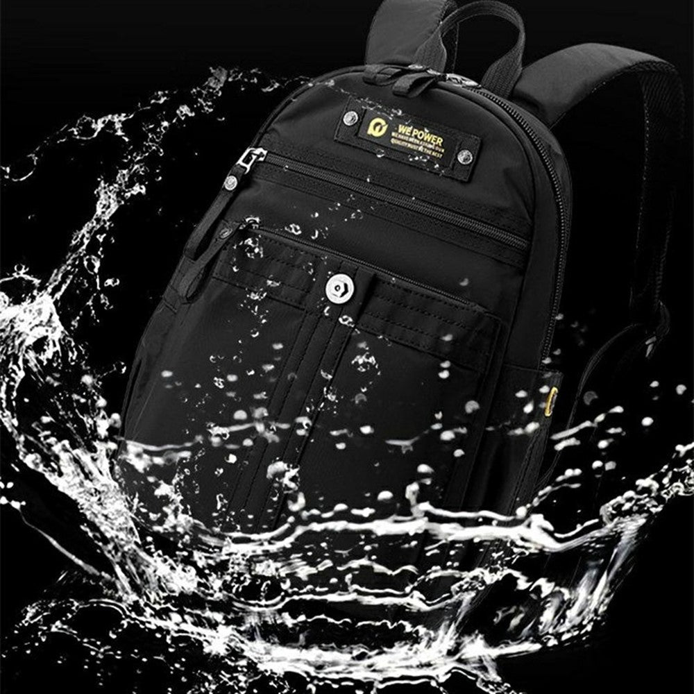 WEPOWER 7103 Outdoor Commute Backpack Men Travel Waterproof Nylon Large Capacity Rucksack