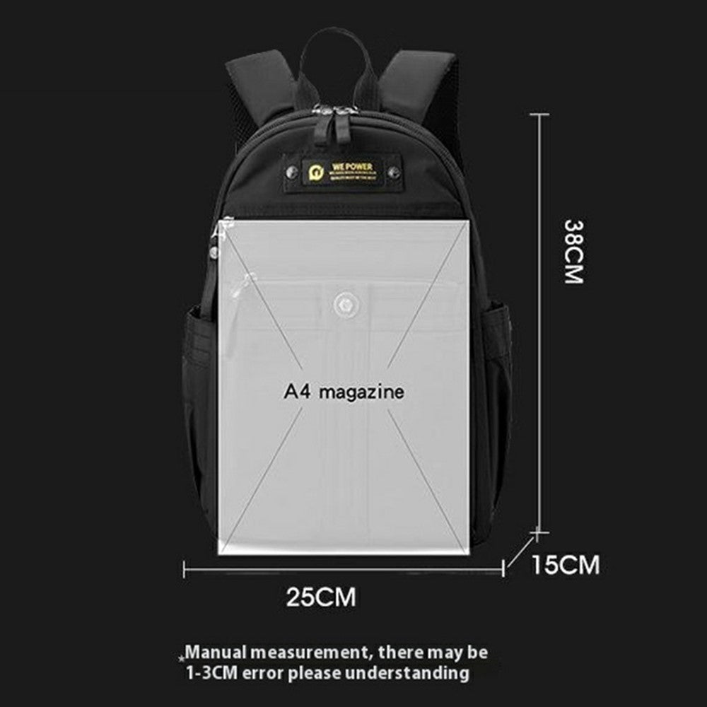 WEPOWER 7103 Outdoor Commute Backpack Men Travel Waterproof Nylon Large Capacity Rucksack
