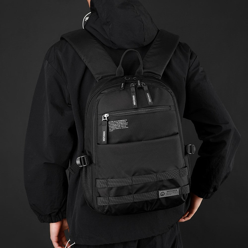 WEPOWER 2329 Waterproof Nylon Casual Daypack Breathable Men Backpack for 14 Inch Laptop