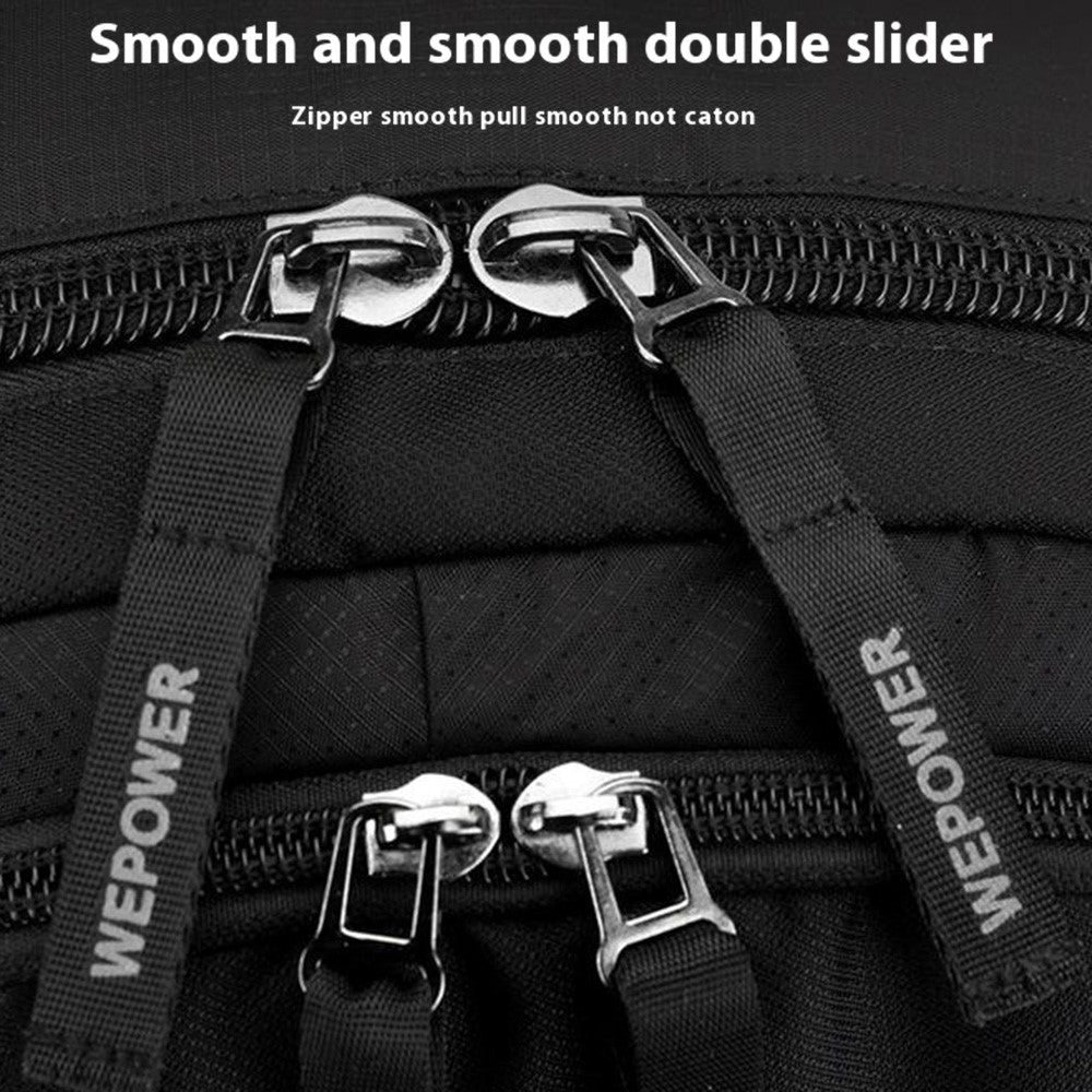 WEPOWER 2329 Waterproof Nylon Casual Daypack Breathable Men Backpack for 14 Inch Laptop