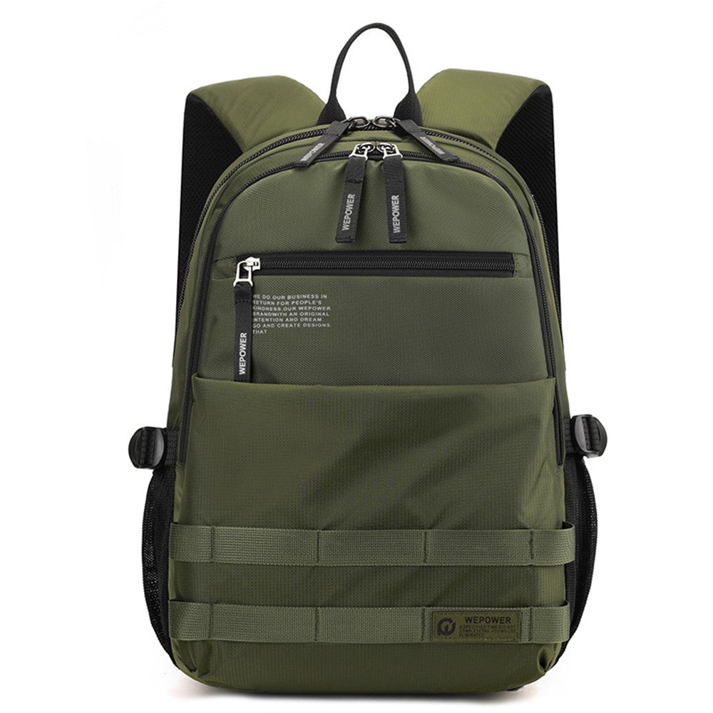 WEPOWER 2329 Waterproof Nylon Casual Daypack Breathable Men Backpack for 14 Inch Laptop