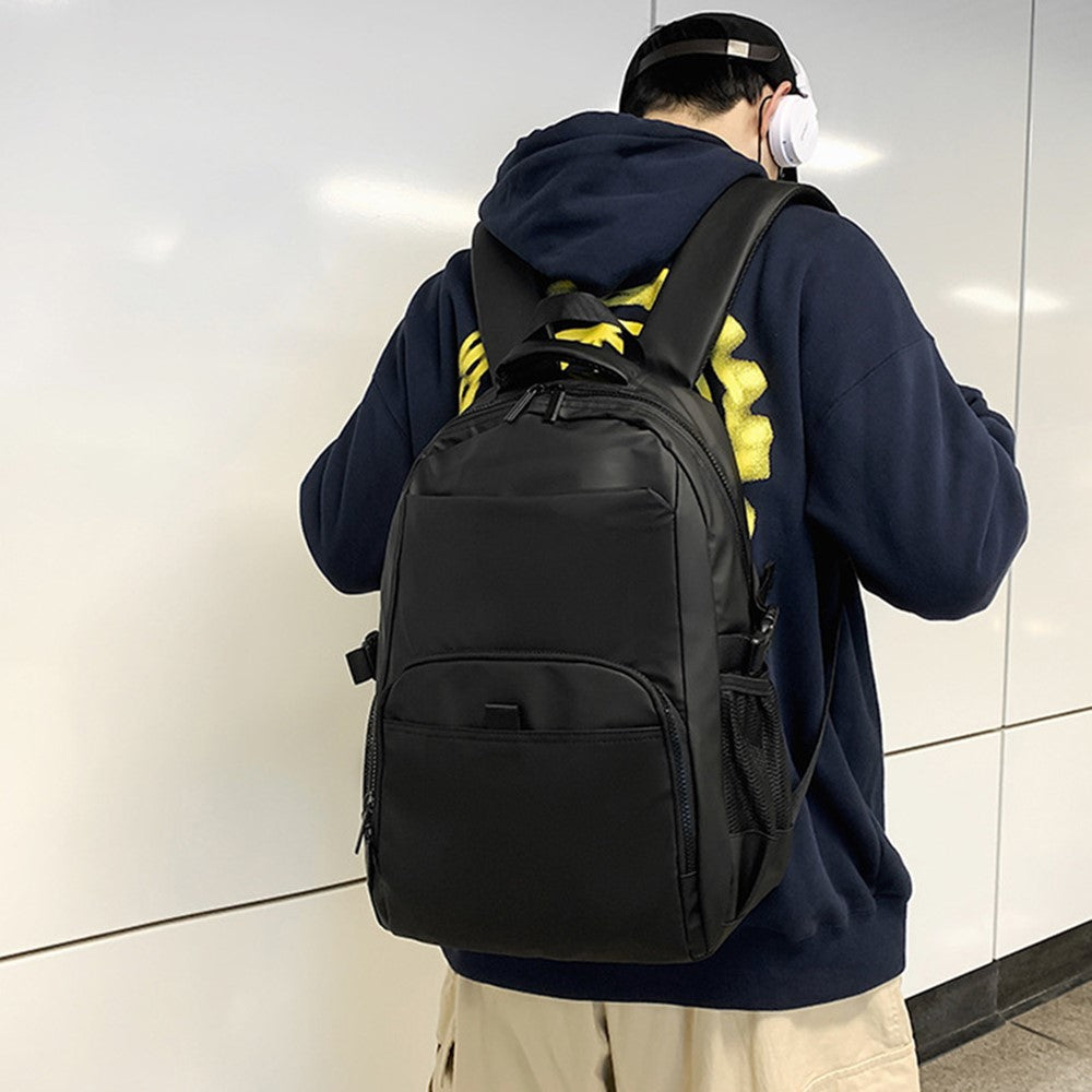 WEPOWER 3403# Waterproof Nylon Backpack Men Shoulder Bag for 15.6-inch Laptop