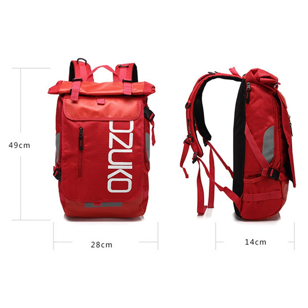 OZUKO 8020 Casual Travel Oxford Cloth Backpack Men Dual Shoulder Laptop Bag