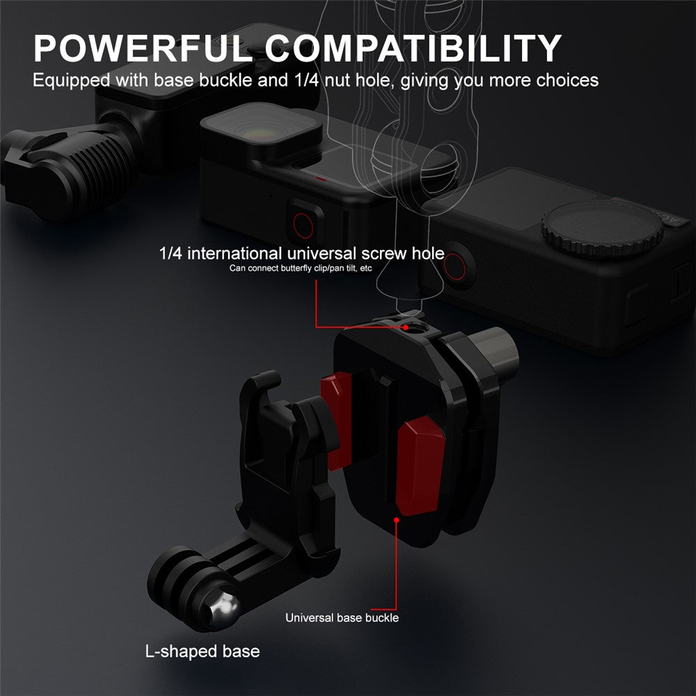 FLW429 Motorcycle Windshield Clip Camera Clamp Mount Accessories Phone Holder