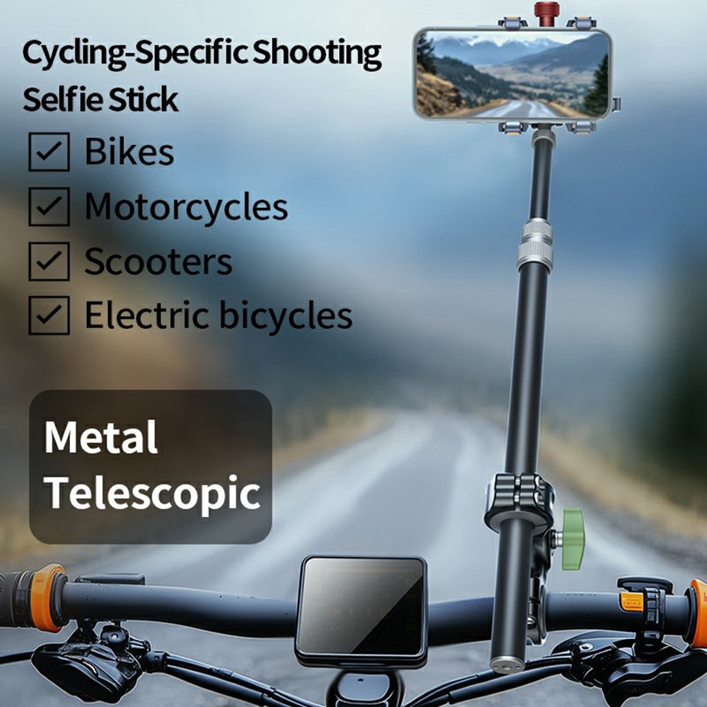 LANPARTE R95 Aluminum Alloy Telescopic Selfie Stick Monopod for Smartphones Action Cameras
