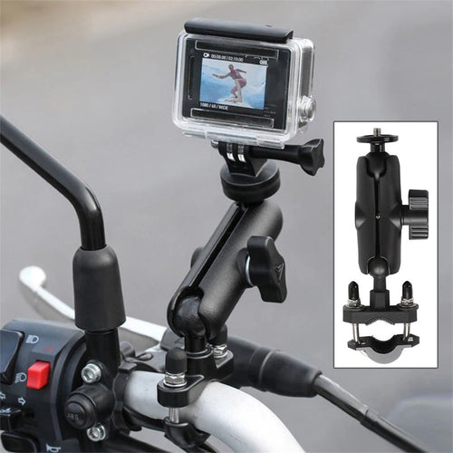 Adjustable Motorcycle Sports Camera Mount – GoPro & Insta360 Compatible