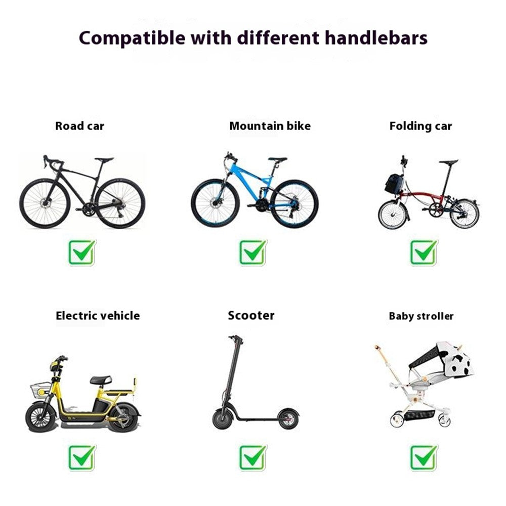 GUB P6 Silicone Phone Holder Bicycle E-Bike Scooter Folding Bike Cellphone Bracket