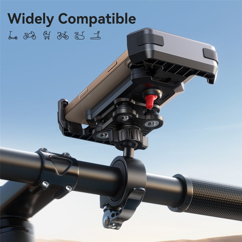 JOYROOM JR-ZS428 Bike Phone Mount Rotation Shockproof Phone Holder for 4.7