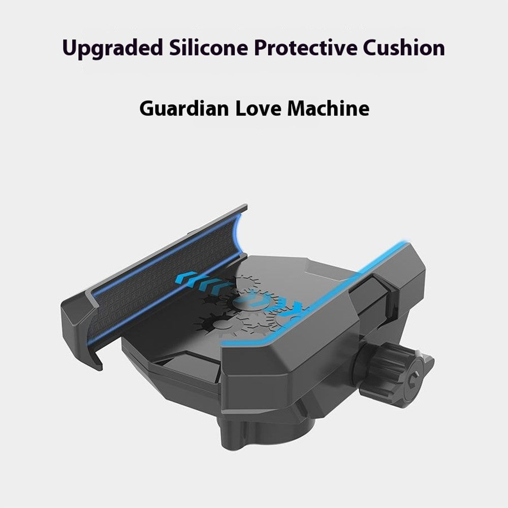 JGX002 Bike Motorcycle Phone Mount 360 Degree Rotation Anti Shake Handlebar Bracket for Bicycle
