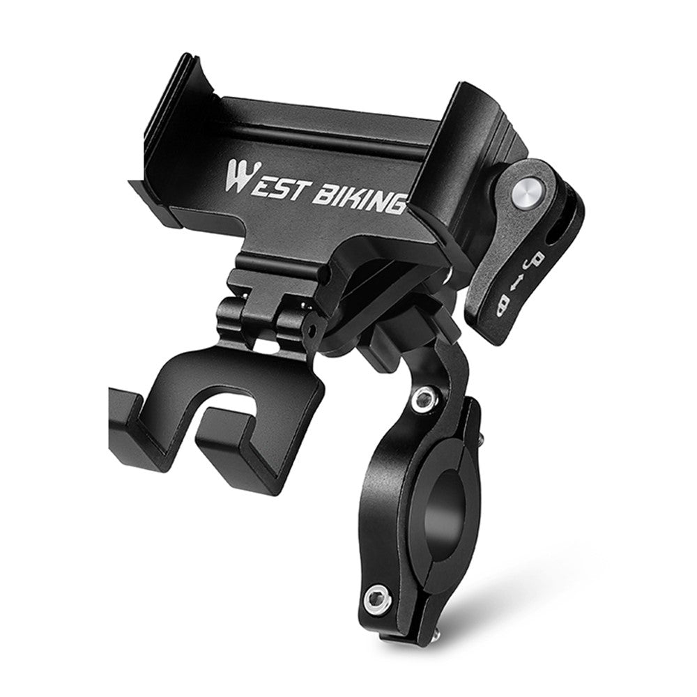 WEST BIKING Aluminum Alloy Bike Phone Mount – 360° Navigation Bracket