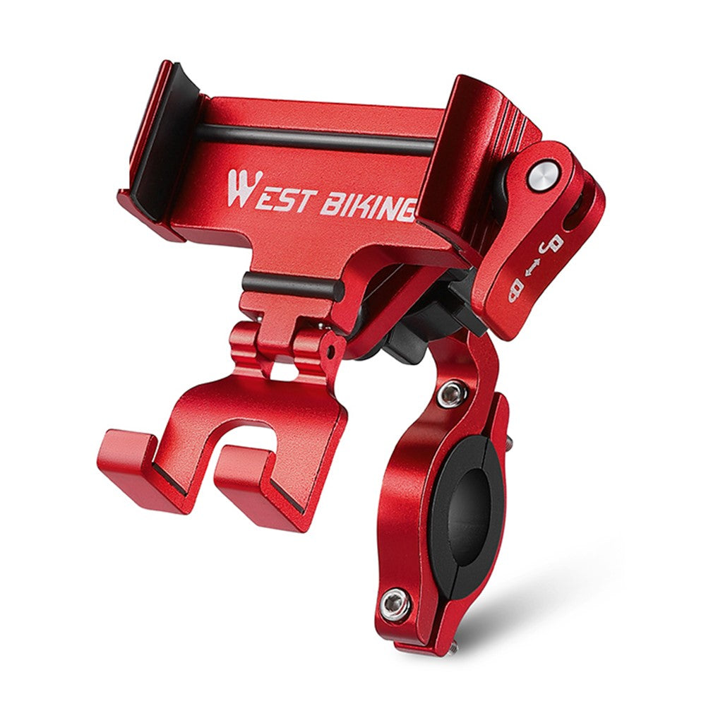 WEST BIKING Aluminum Alloy Bike Phone Mount – 360° Navigation Bracket