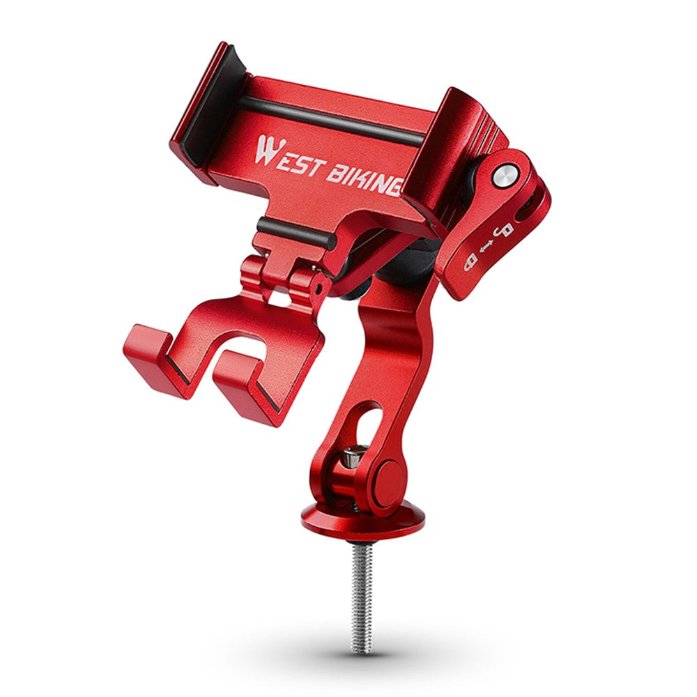 WEST BIKING Aluminum Alloy Bike Phone Mount – 360° Navigation Bracket