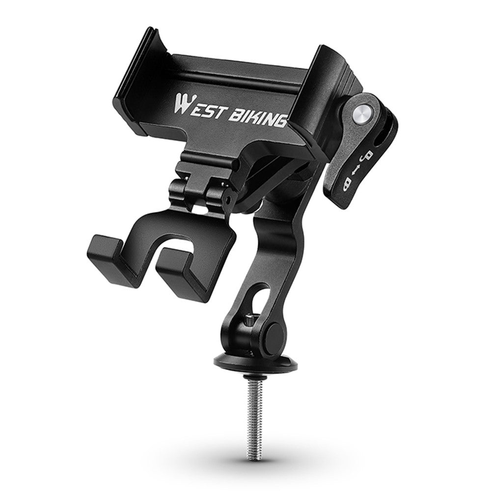 WEST BIKING Aluminum Alloy Bike Phone Mount – 360° Navigation Bracket