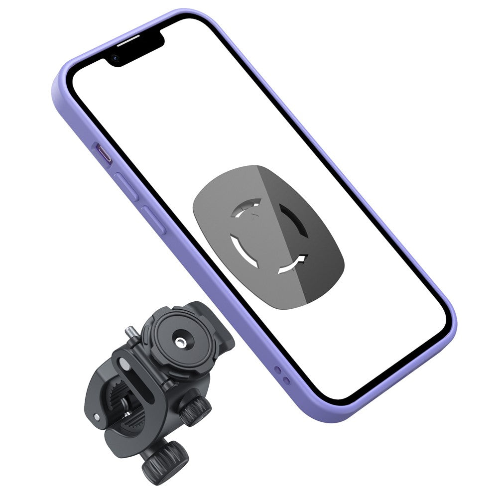 HL-143M Bike Handlebar Phone Mount for Mountain Road Cycling Rotatable Quick Release Navigation Holder