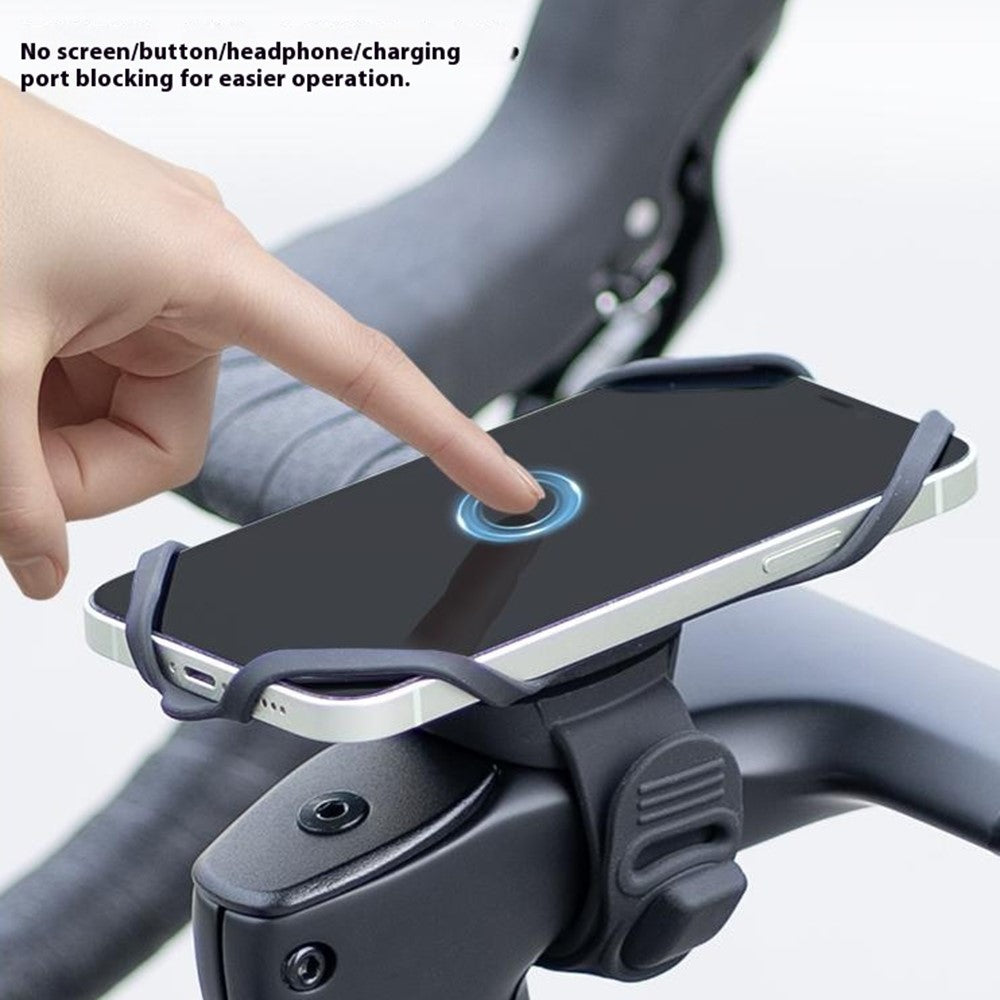 GUB P9 Silicone Bike Phone Holder Rotatable Bicycle Handlebar Phone Mount for E-Bike Scooter Folding Bike