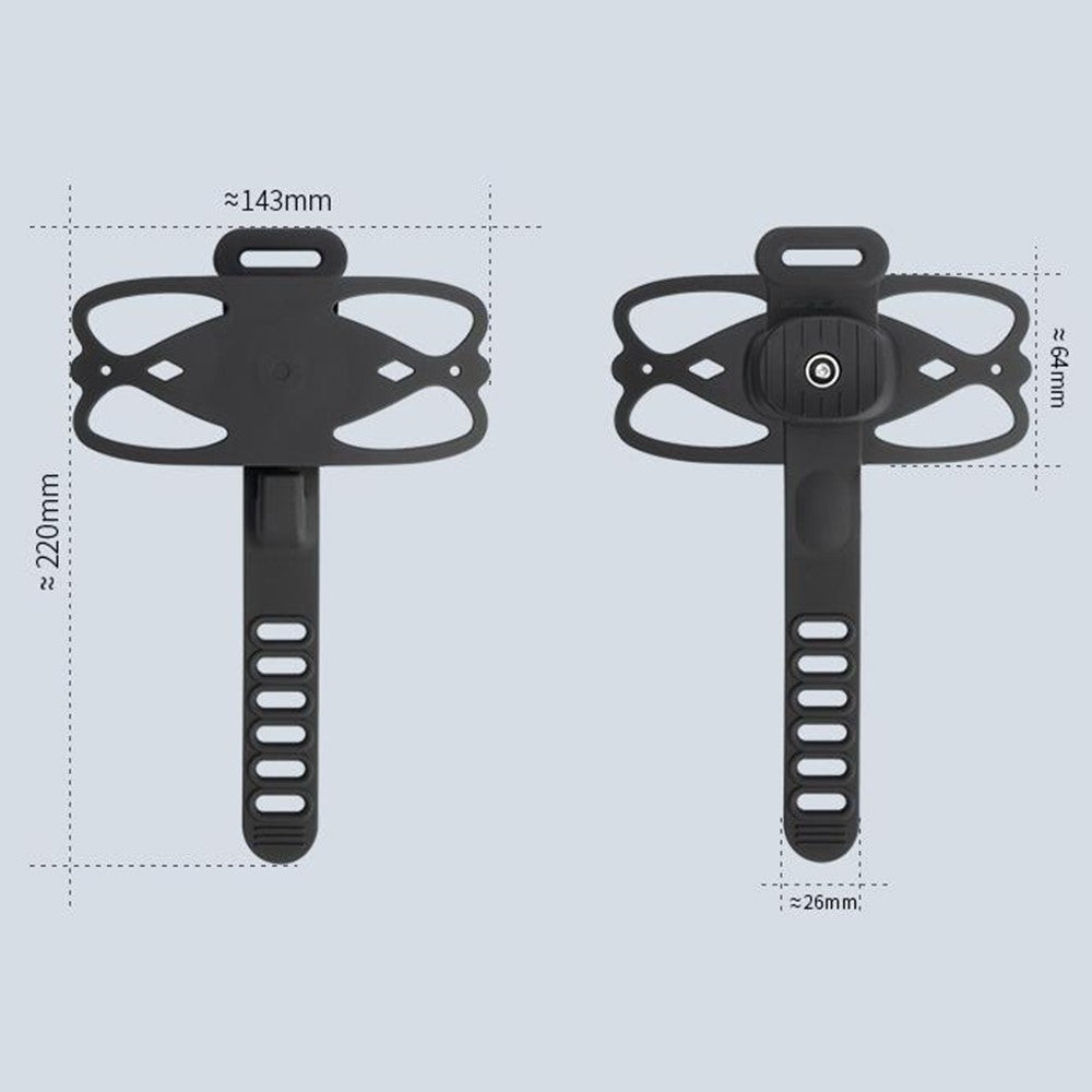 GUB P9 Silicone Bike Phone Holder Rotatable Bicycle Handlebar Phone Mount for E-Bike Scooter Folding Bike