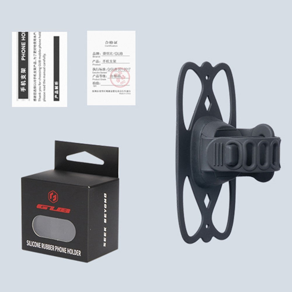 GUB P9 Silicone Bike Phone Holder Rotatable Bicycle Handlebar Phone Mount for E-Bike Scooter Folding Bike