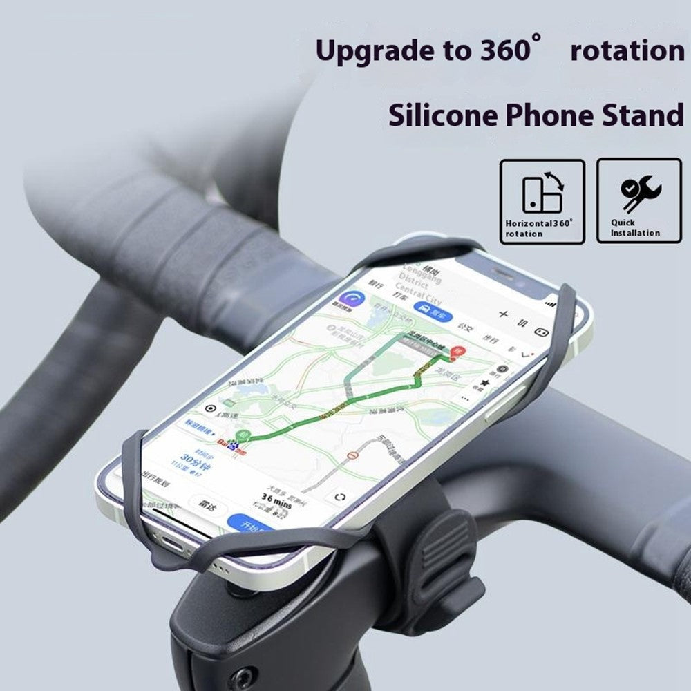 GUB P9 Silicone Bike Phone Holder Rotatable Bicycle Handlebar Phone Mount for E-Bike Scooter Folding Bike