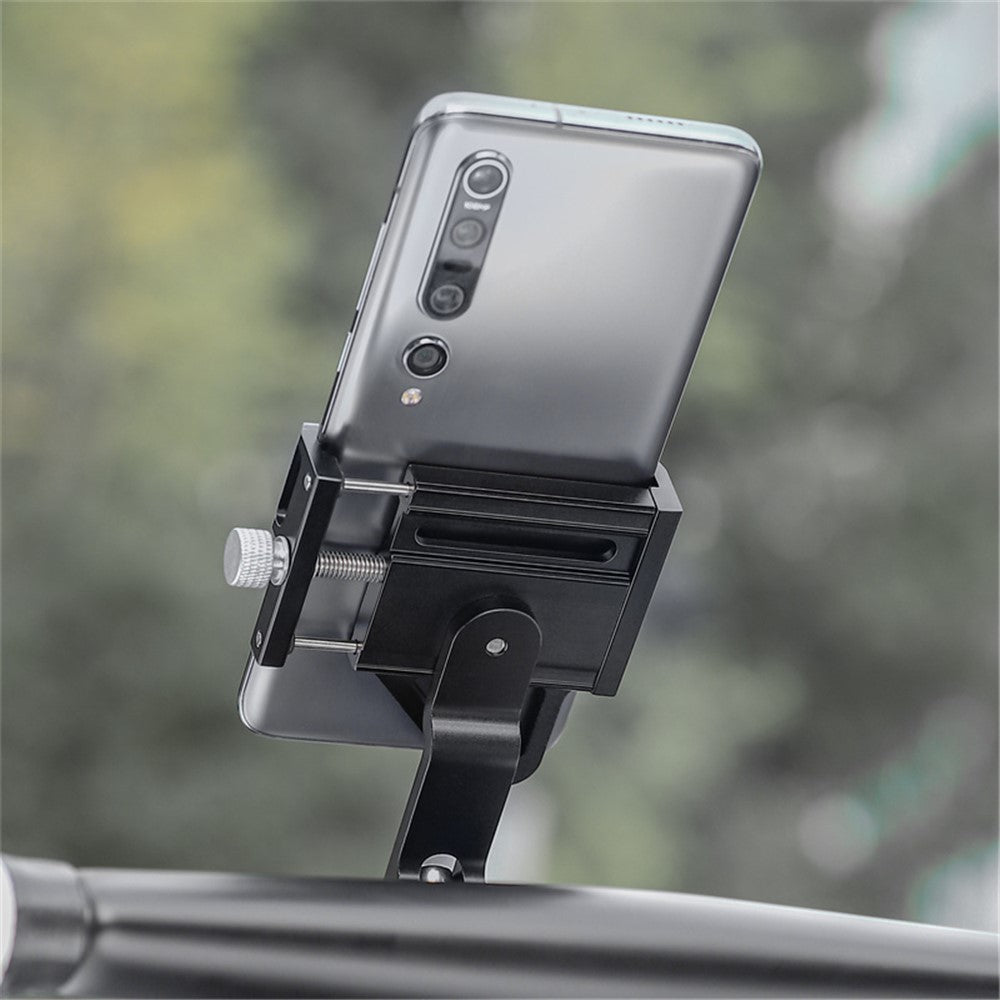WEST BIKING YP0719360 MTB Road Bicycle Phone Holder Aluminum Alloy Bike Headset Mounted Phone Stand