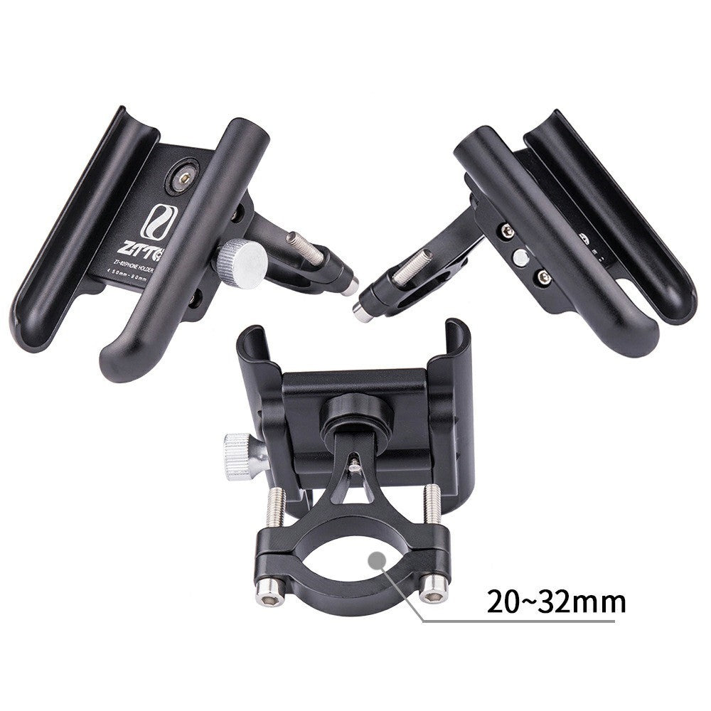 ZTTO Z82 360 Degree Adjustable Aluminum Alloy Phone Holder for Motorcycle / Road Bike / Electric Bicycle