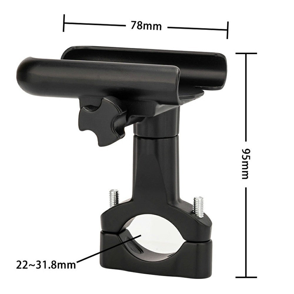 ZTTO Z85 Aluminum Alloy Bike Phone Holder Anti-Drop Fixed Phone Mount For 60-100mm Phone