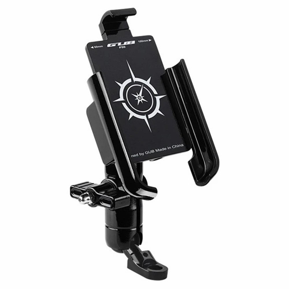 GUB Aluminum Alloy E-Bike Phone Mount – 60-100mm Handlebar Bracket