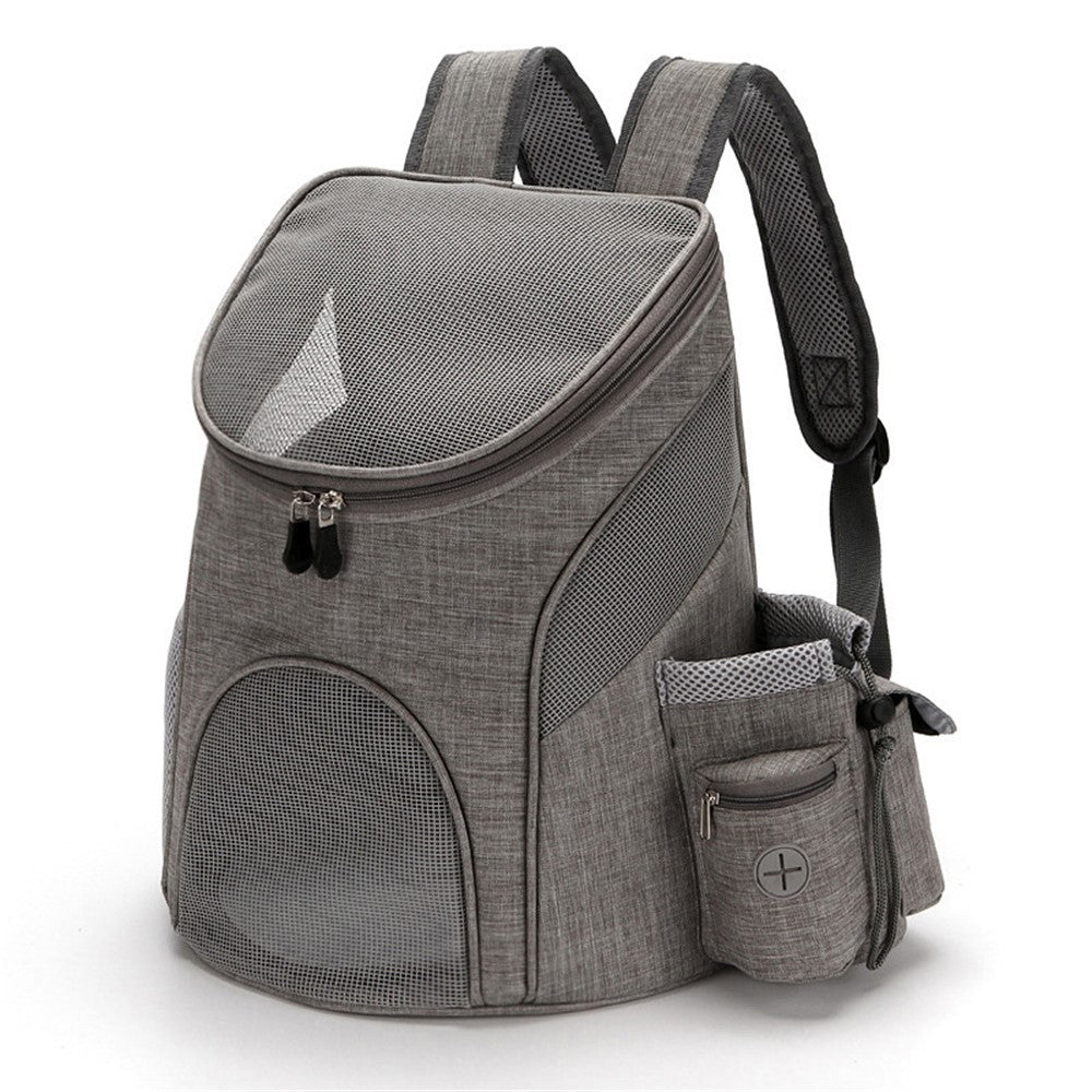 Foldable Pet Cat Carrier Bag Breathable Travel Outdoor Multifunctional Backpack, Size S