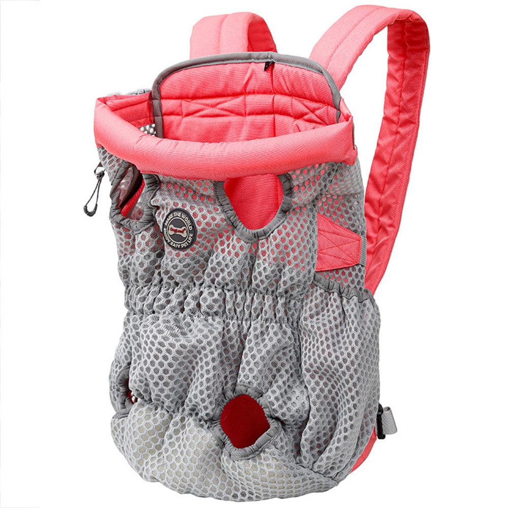 DOGLEMI PD30010 Pet Front Chest Backpack Breathable Mesh Dog Cat Shoulder Bag for Outdoor Travel