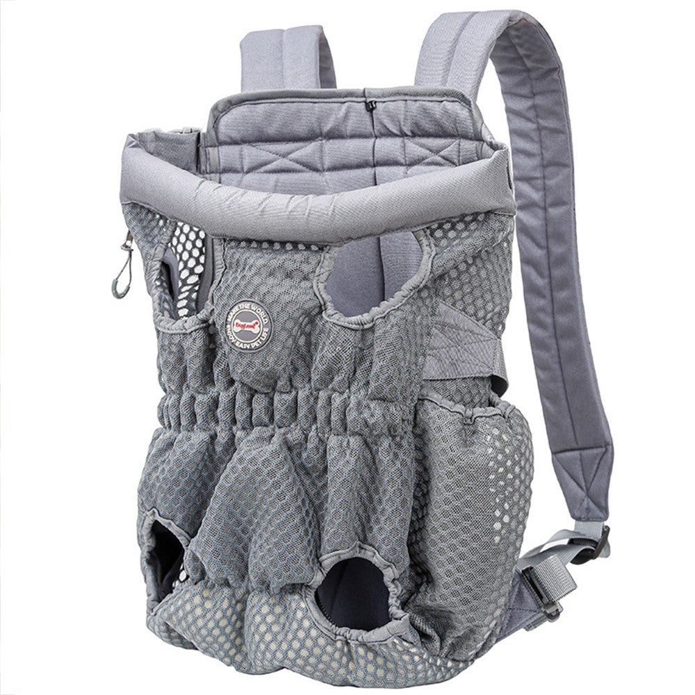 DOGLEMI PD30010 Pet Front Chest Backpack Breathable Mesh Dog Cat Shoulder Bag for Outdoor Travel