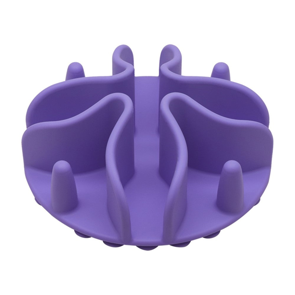 Silicone Dog Slow Feeding Bowl Insert with Suction Cup Pet Food Dispenser Accessories