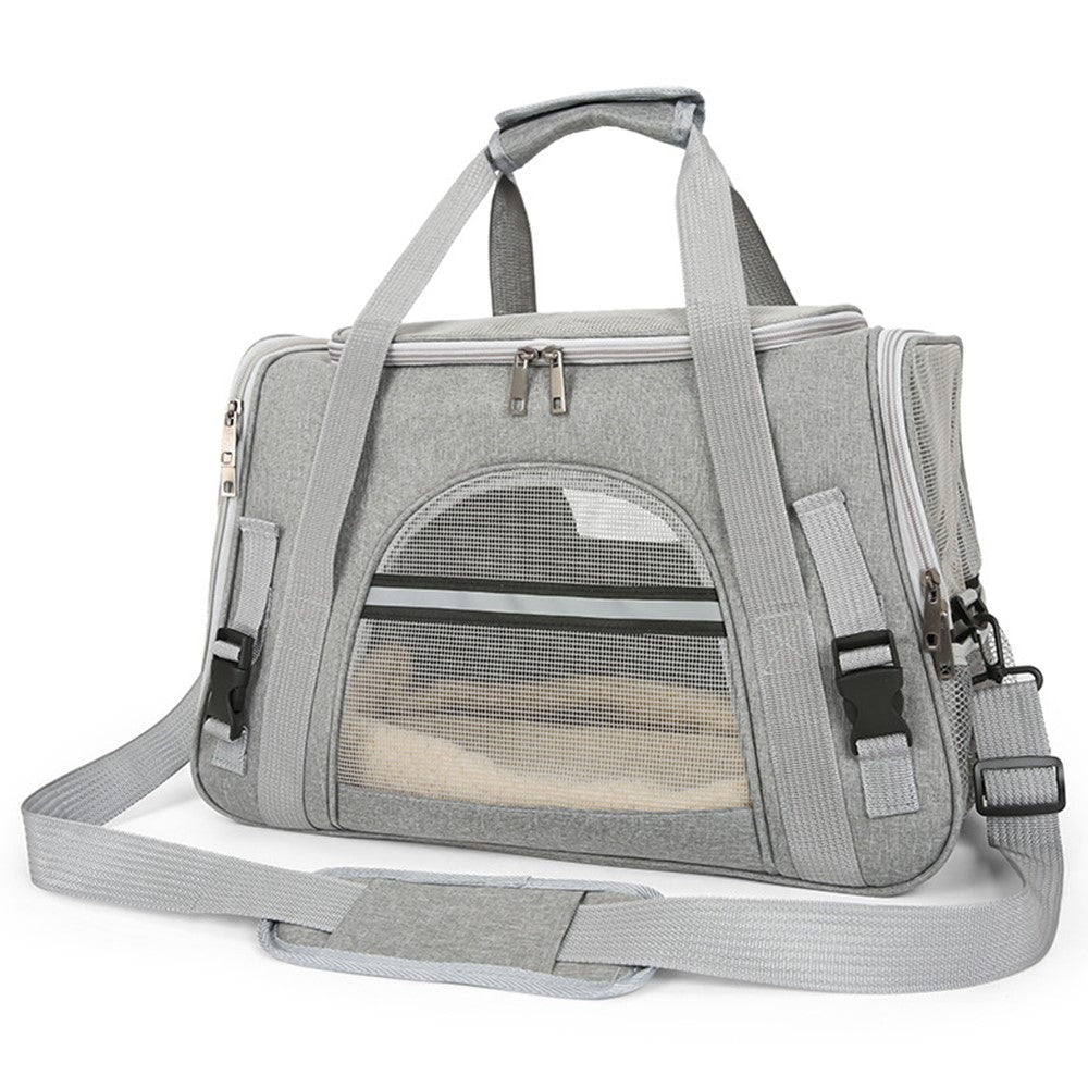 Portable Pet Carrier Shoulder Bag Breathable Oxford Cloth Travel Handbag for Cats Dogs Gift