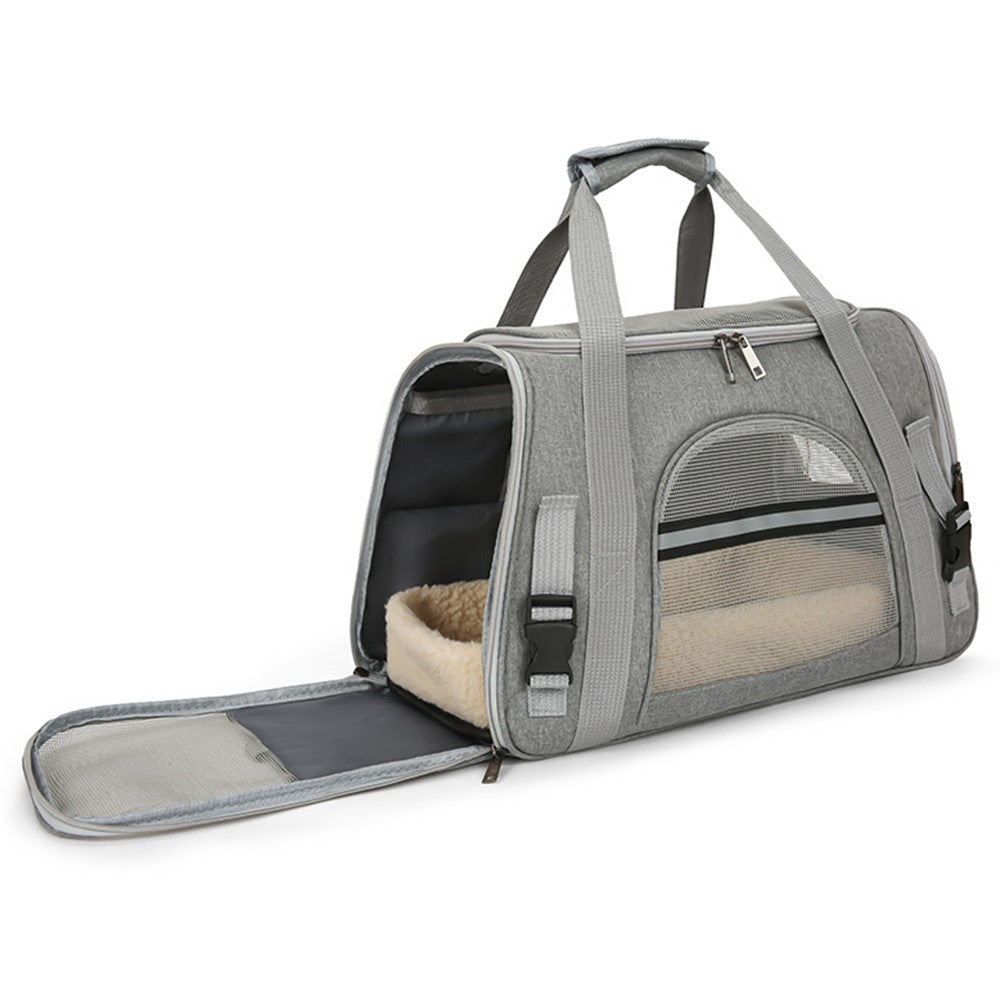 Portable Pet Carrier Shoulder Bag Breathable Oxford Cloth Travel Handbag for Cats Dogs Gift