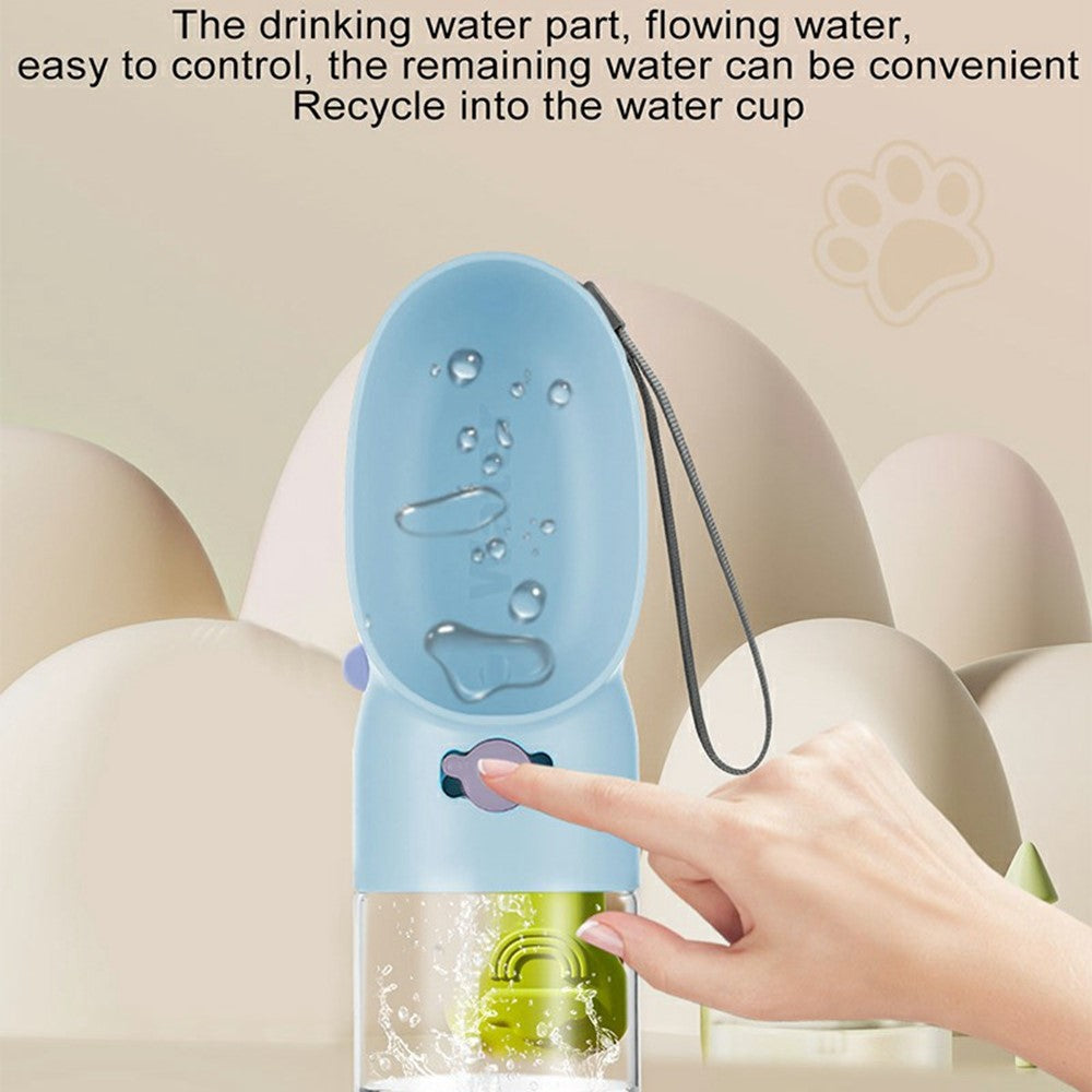 500ML Outdoor Pet Water Food Feeding Cup Portable Dual-Purpose Container for Dogs Cats