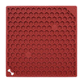 Pet Lick Mat Honeycomb Pattern Slow Feeder Anti-Choke Suction Cup Licking Pad for Dogs / Cats