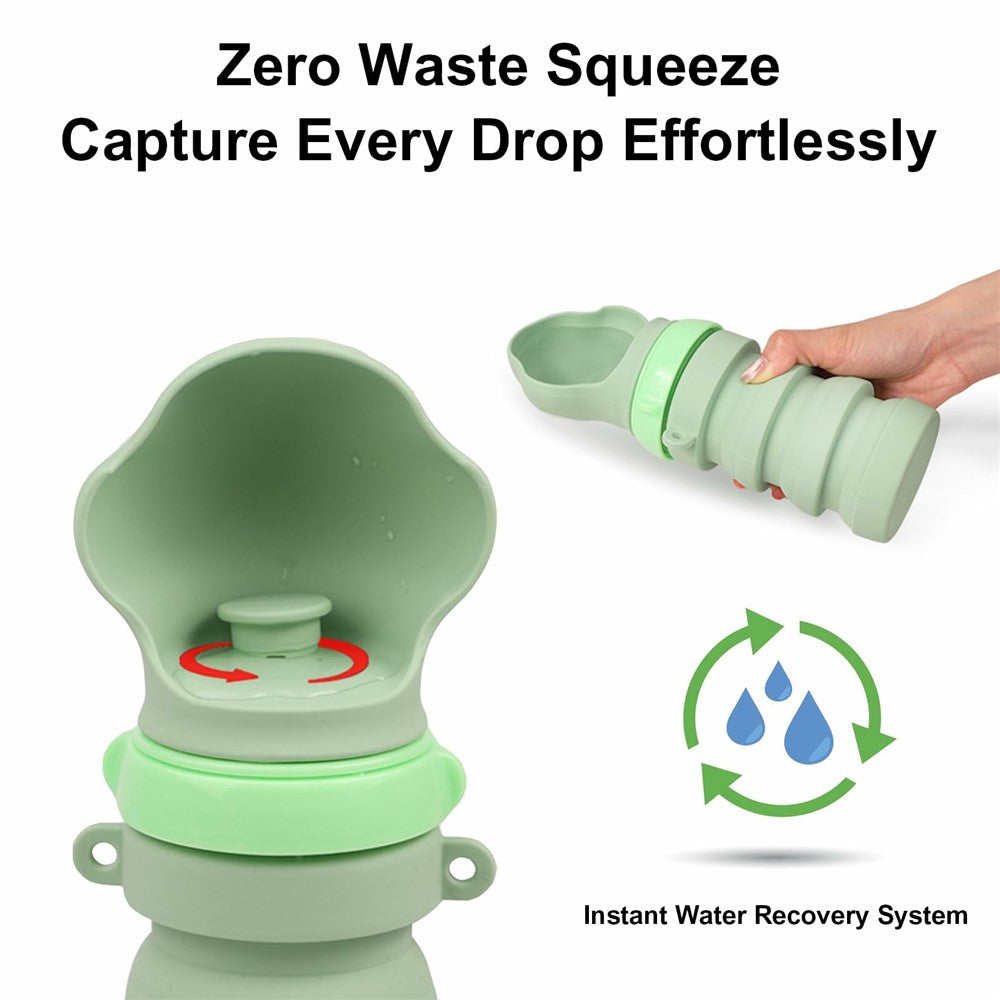 Portable Collapsible Pet Water Dispenser Gift for Outdoor Travel Silicone Pet Drinking Bowl (BPA Free, FDA / CPC / LFGB Certified)