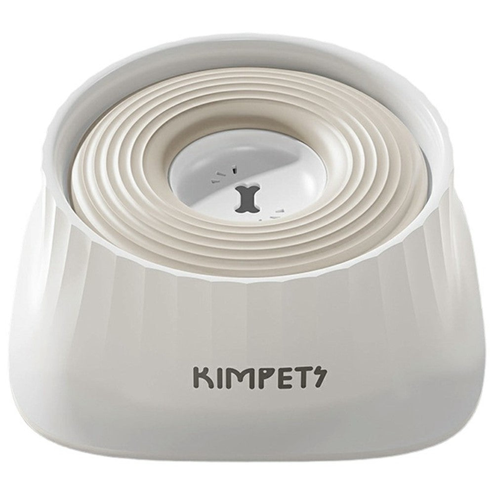 KIMPETS Pet Floating Water Bowl 1500ml Splashproof No Wet Mouth Cat Dog Feeder