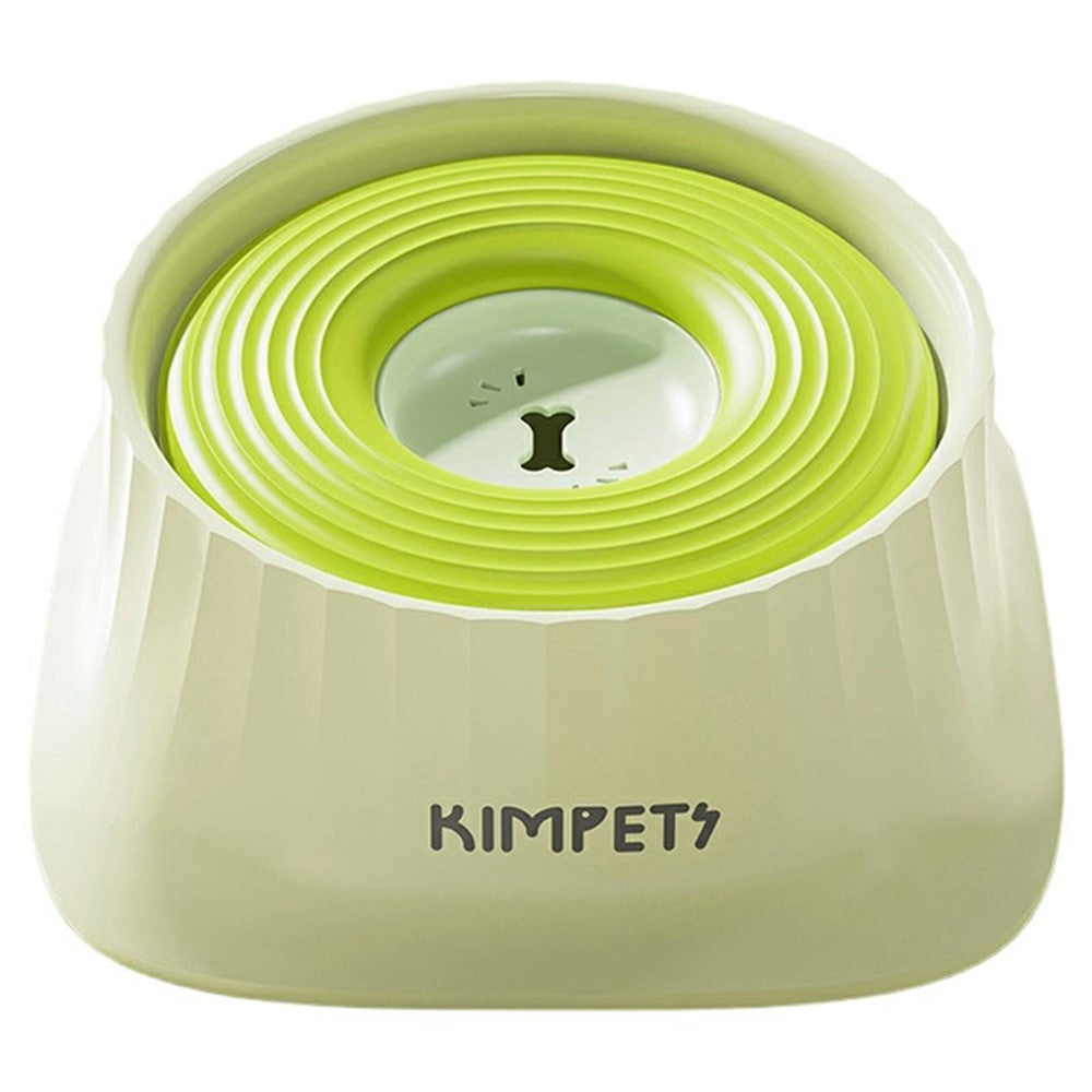KIMPETS Pet Floating Water Bowl 1500ml Splashproof No Wet Mouth Cat Dog Feeder