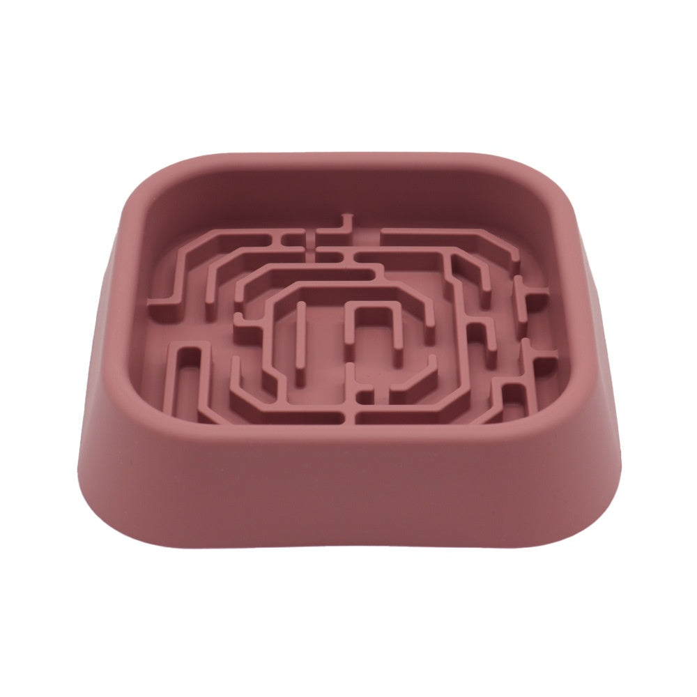 Silicone Slow Feeder Pet Bowl with Suction Cups Anti-Slip Anti-Choke Lick Mat for Dogs and Cats (BPA Free, No FDA)