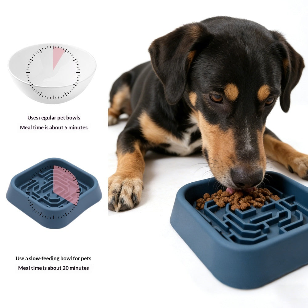 Silicone Slow Feeder Pet Bowl with Suction Cups Anti-Slip Anti-Choke Lick Mat for Dogs and Cats (BPA Free, No FDA)