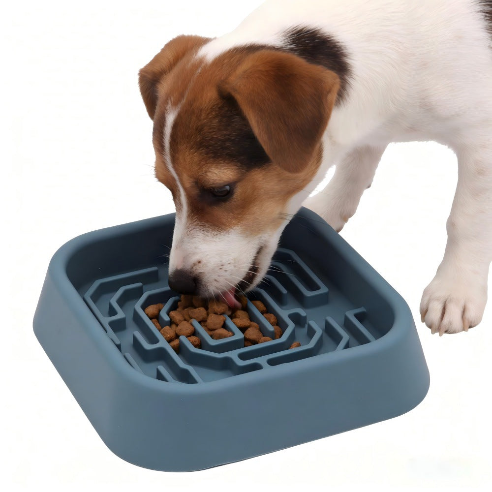Silicone Slow Feeder Pet Bowl with Suction Cups Anti-Slip Anti-Choke Lick Mat for Dogs and Cats (BPA Free, No FDA)