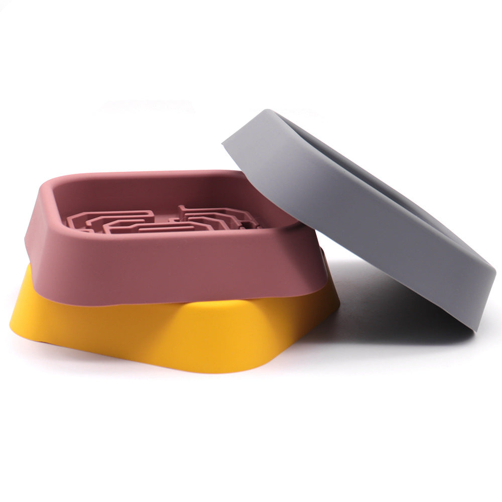 Silicone Slow Feeder Pet Bowl with Suction Cups Anti-Slip Anti-Choke Lick Mat for Dogs and Cats (BPA Free, No FDA)