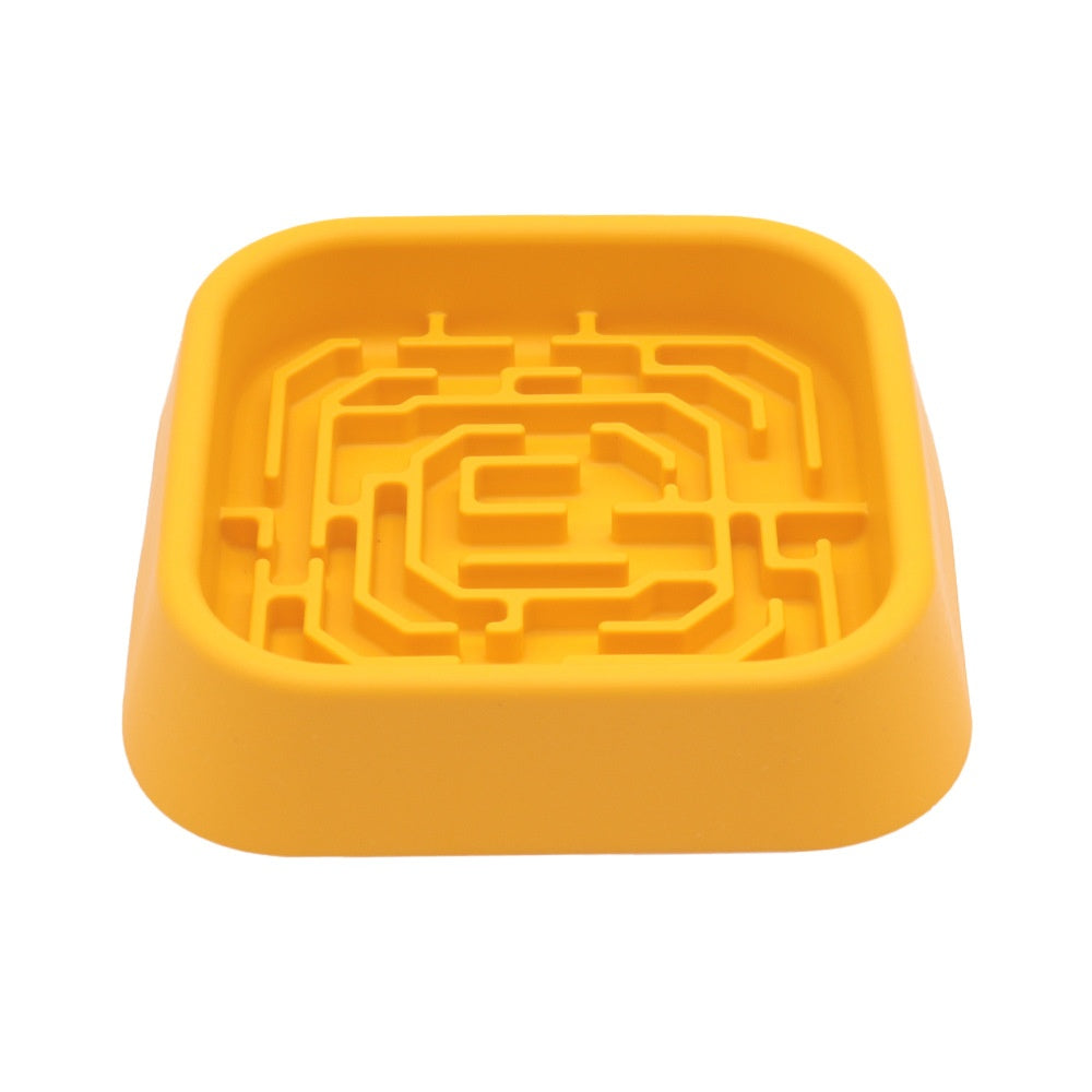 Silicone Slow Feeder Pet Bowl with Suction Cups Anti-Slip Anti-Choke Lick Mat for Dogs and Cats (BPA Free, No FDA)