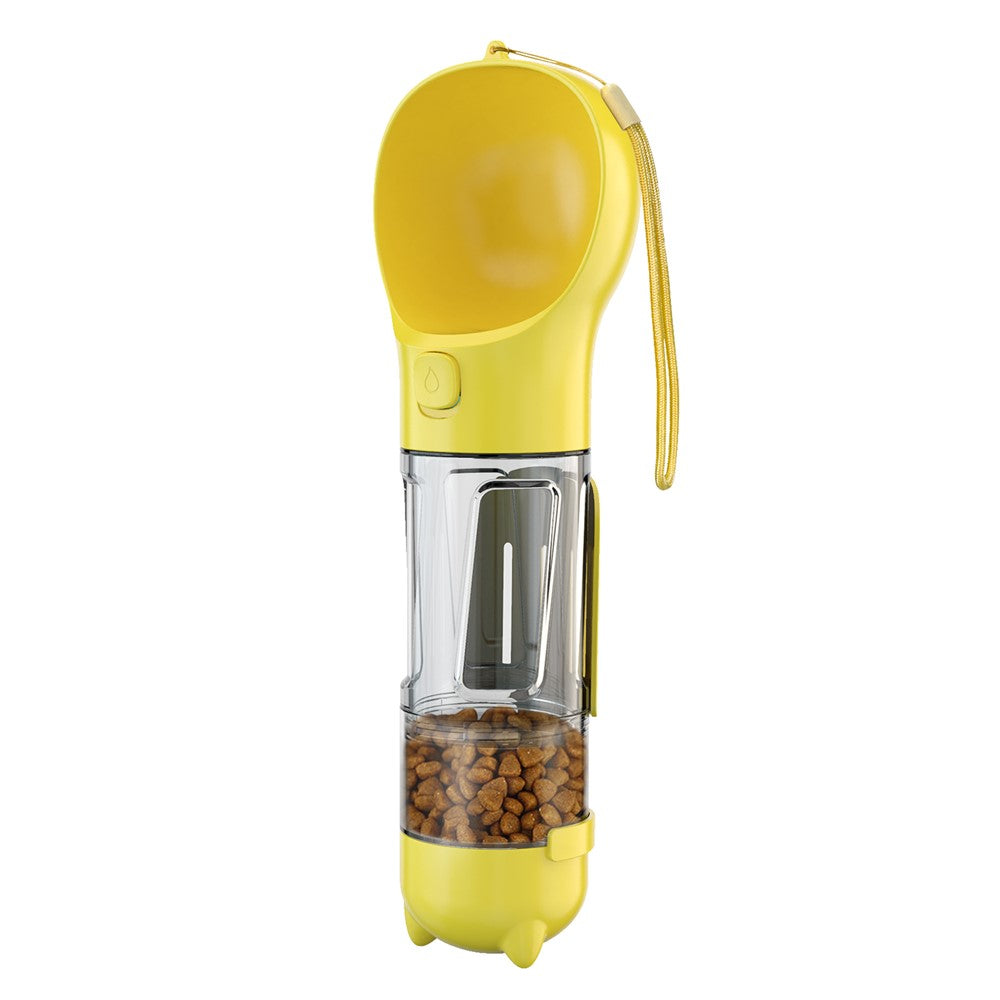 3-in-1 Dog Travel Set – 300ml Water Bottle, Food Box & Poop Bag Dispenser, BPA-Free