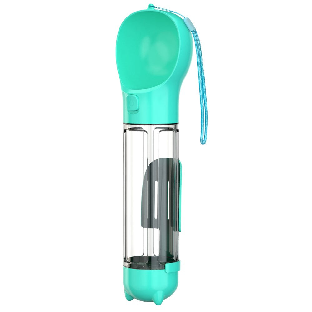 SH-01 Multifunction Pet Dog 500ML Water Bottle Gift with Poop Bag Dispenser (BPA-Free, FDA Certified, No Certification)